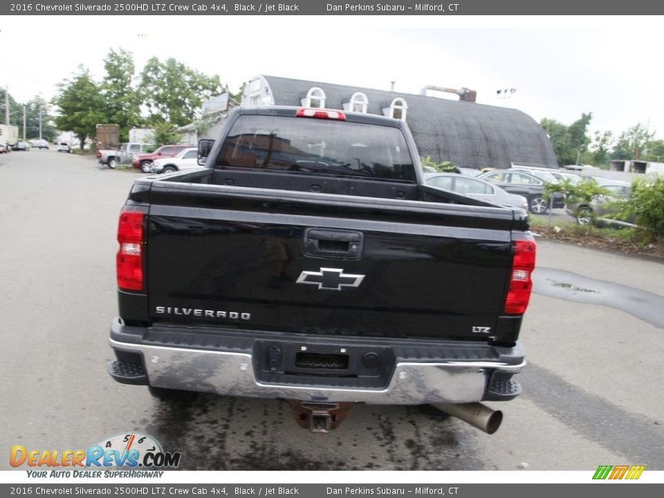 2016 Chevrolet Silverado 2500HD LTZ Crew Cab 4x4 Black / Jet Black Photo #6