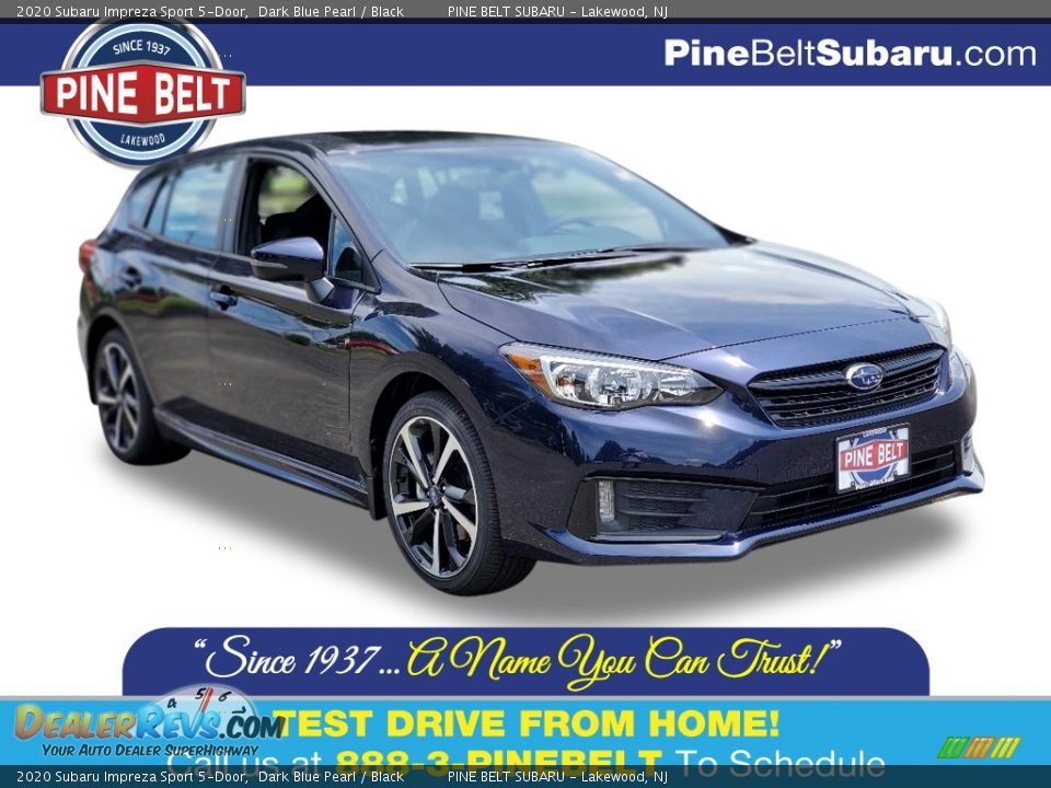 2020 Subaru Impreza Sport 5-Door Dark Blue Pearl / Black Photo #1