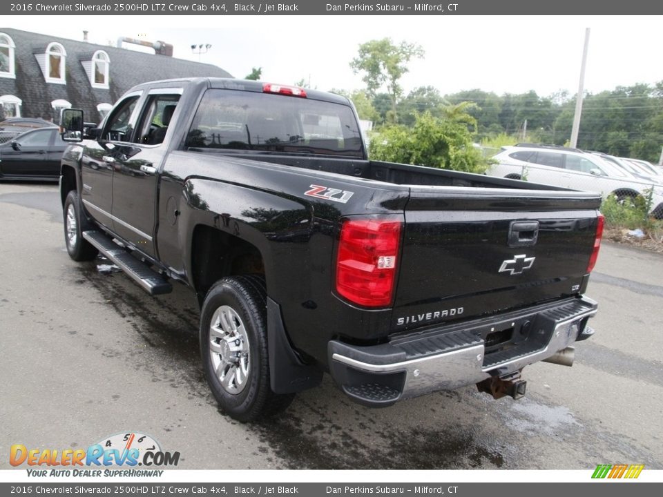 2016 Chevrolet Silverado 2500HD LTZ Crew Cab 4x4 Black / Jet Black Photo #7