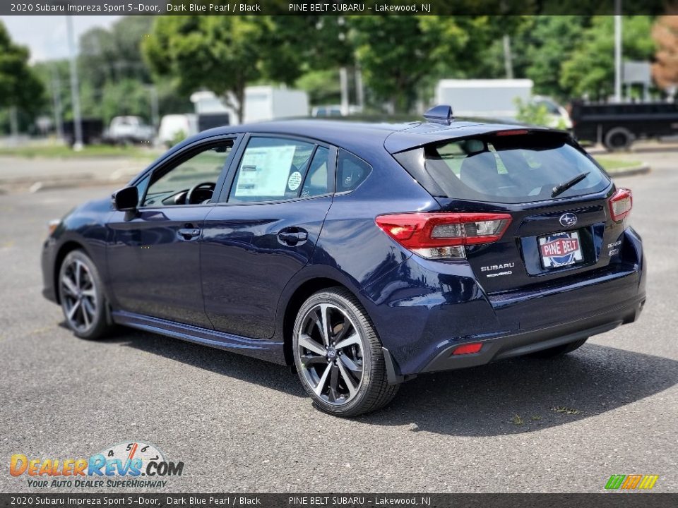 2020 Subaru Impreza Sport 5-Door Dark Blue Pearl / Black Photo #6