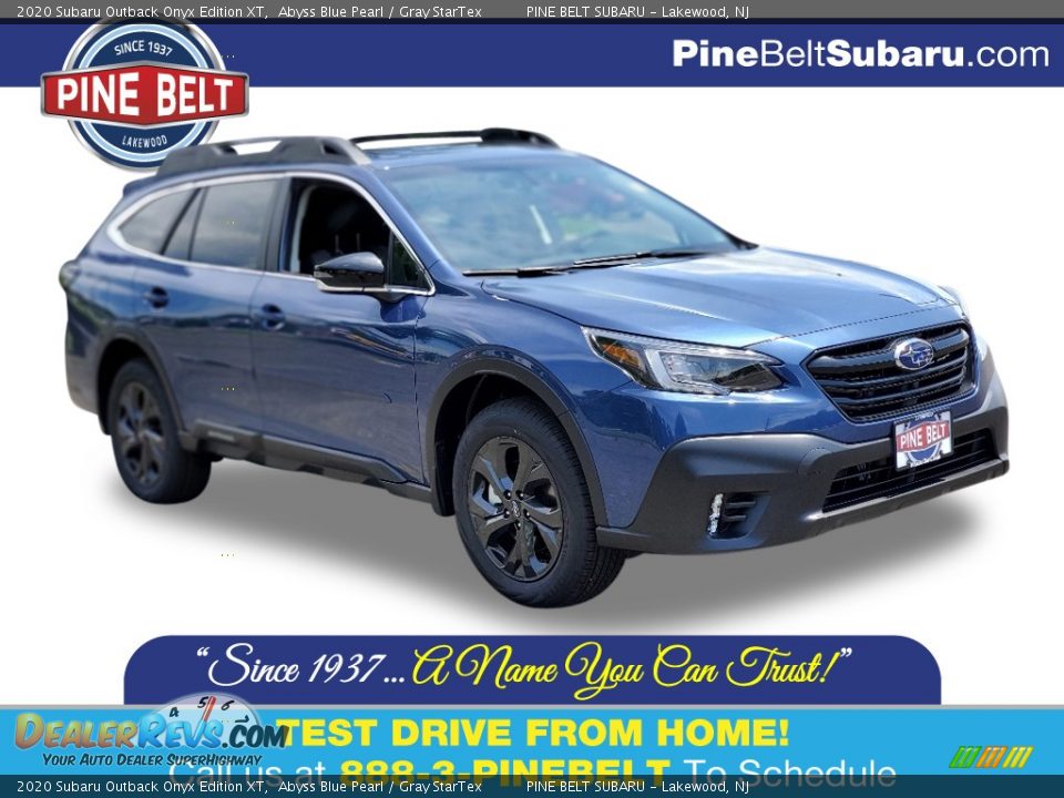 2020 Subaru Outback Onyx Edition XT Abyss Blue Pearl / Gray StarTex Photo #1