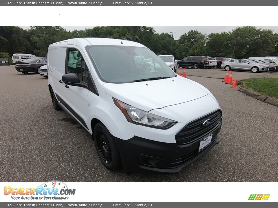 2020 Ford Transit Connect XL Van Frozen White / Ebony Photo #1