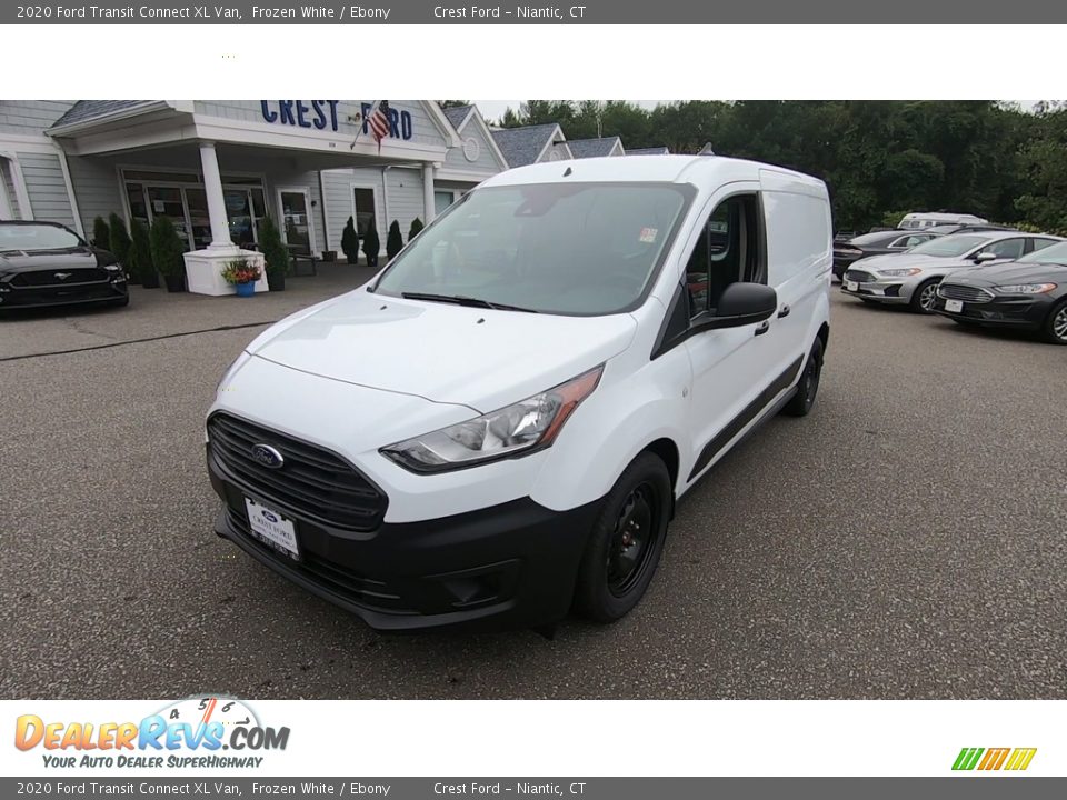 2020 Ford Transit Connect XL Van Frozen White / Ebony Photo #3