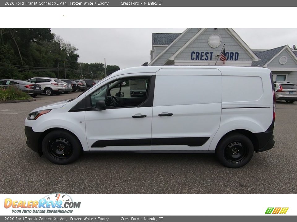 2020 Ford Transit Connect XL Van Frozen White / Ebony Photo #4