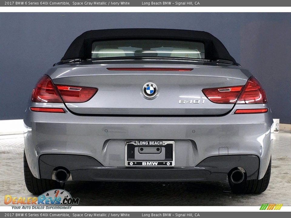 Space Gray Metallic 2017 BMW 6 Series 640i Convertible Photo #3