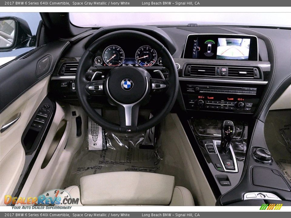 Dashboard of 2017 BMW 6 Series 640i Convertible Photo #4