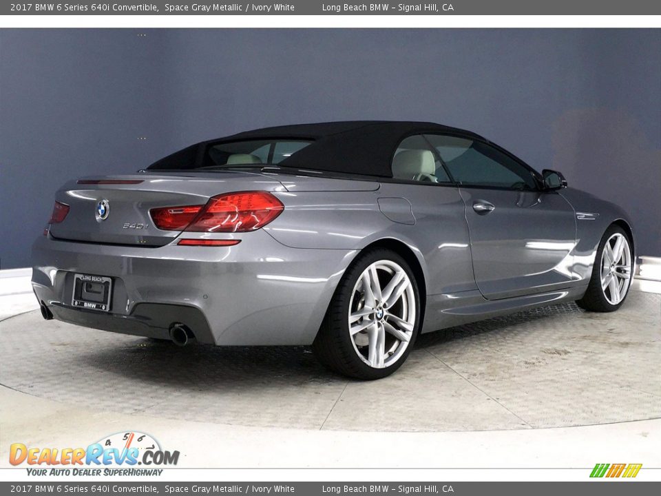 Space Gray Metallic 2017 BMW 6 Series 640i Convertible Photo #13