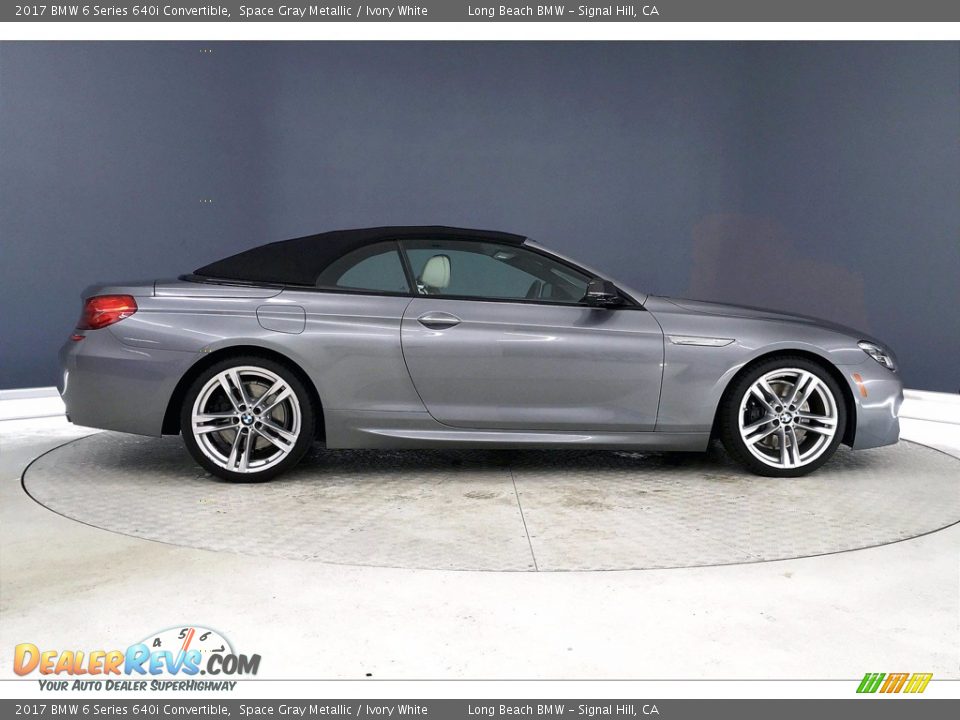 Space Gray Metallic 2017 BMW 6 Series 640i Convertible Photo #14