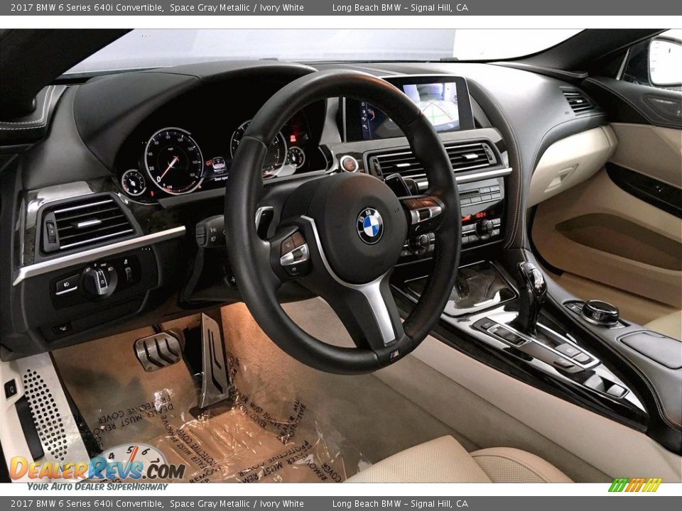 Dashboard of 2017 BMW 6 Series 640i Convertible Photo #21