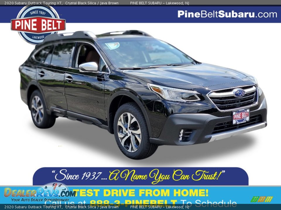 2020 Subaru Outback Touring XT Crystal Black Silica / Java Brown Photo #1