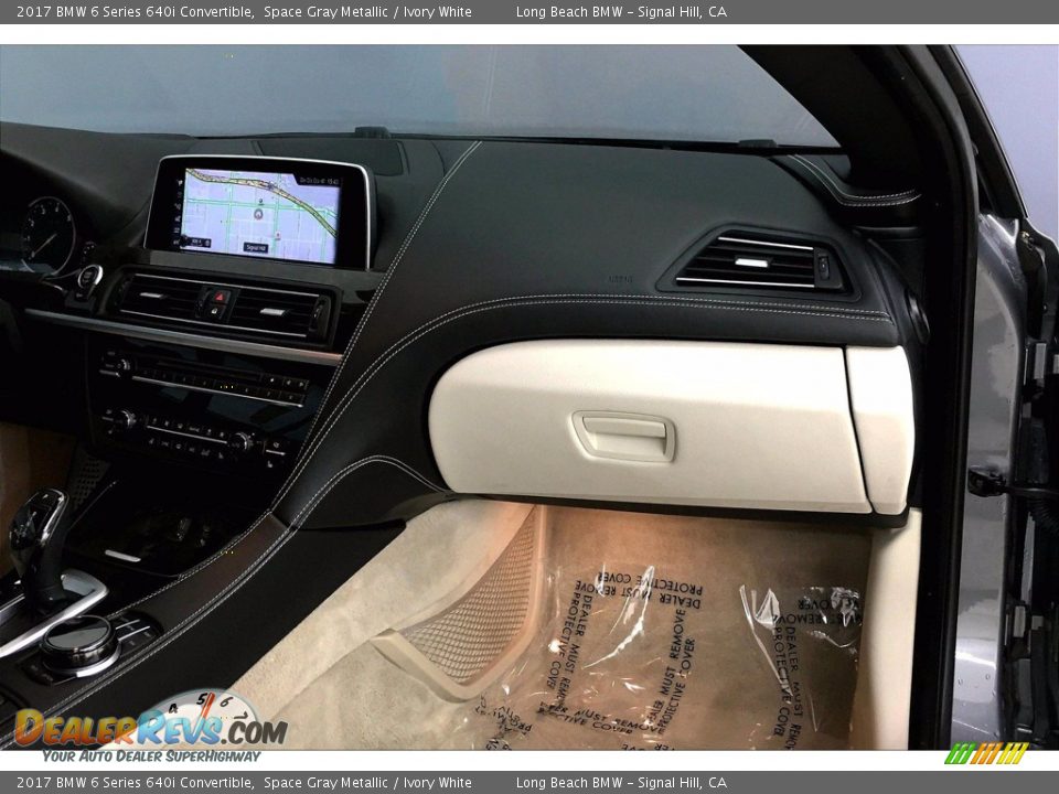 Dashboard of 2017 BMW 6 Series 640i Convertible Photo #22