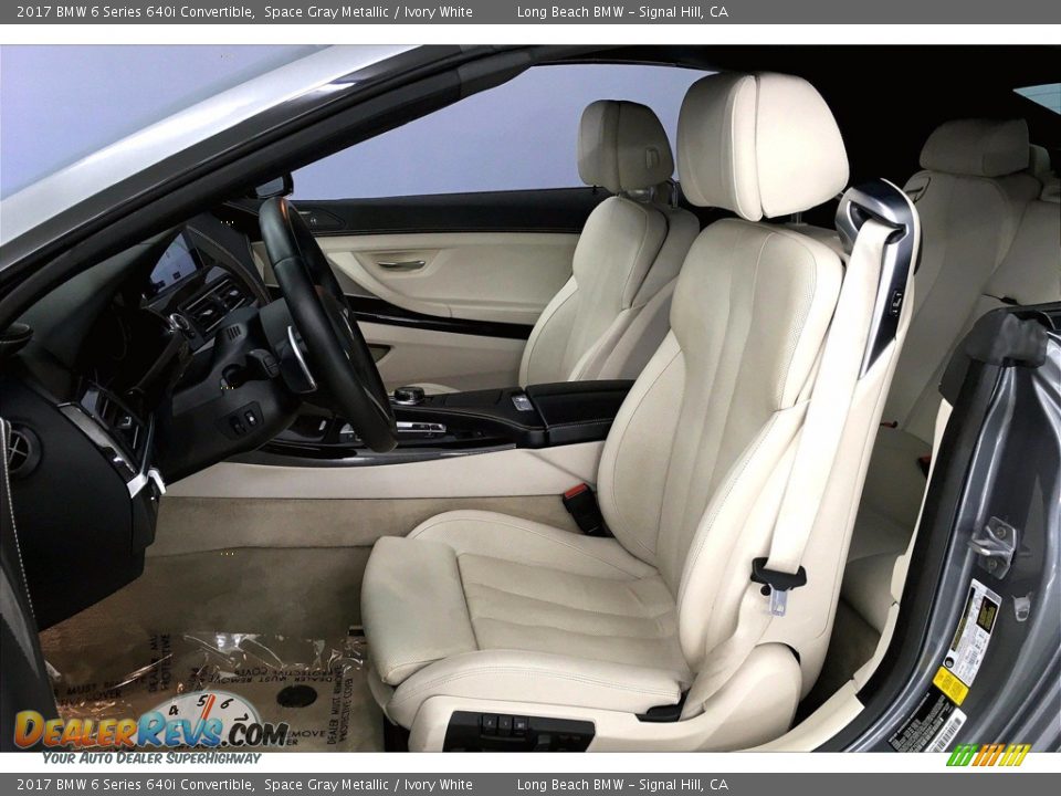 Front Seat of 2017 BMW 6 Series 640i Convertible Photo #27