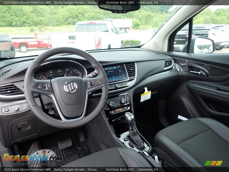 Ebony Interior - 2020 Buick Encore Preferred AWD Photo #15