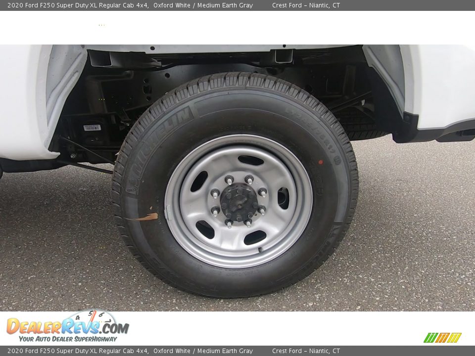 2020 Ford F250 Super Duty XL Regular Cab 4x4 Oxford White / Medium Earth Gray Photo #17