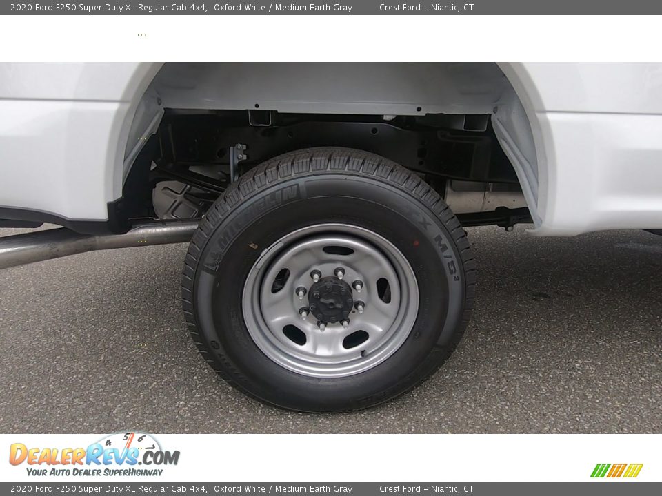 2020 Ford F250 Super Duty XL Regular Cab 4x4 Oxford White / Medium Earth Gray Photo #19