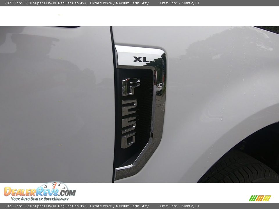2020 Ford F250 Super Duty XL Regular Cab 4x4 Oxford White / Medium Earth Gray Photo #22