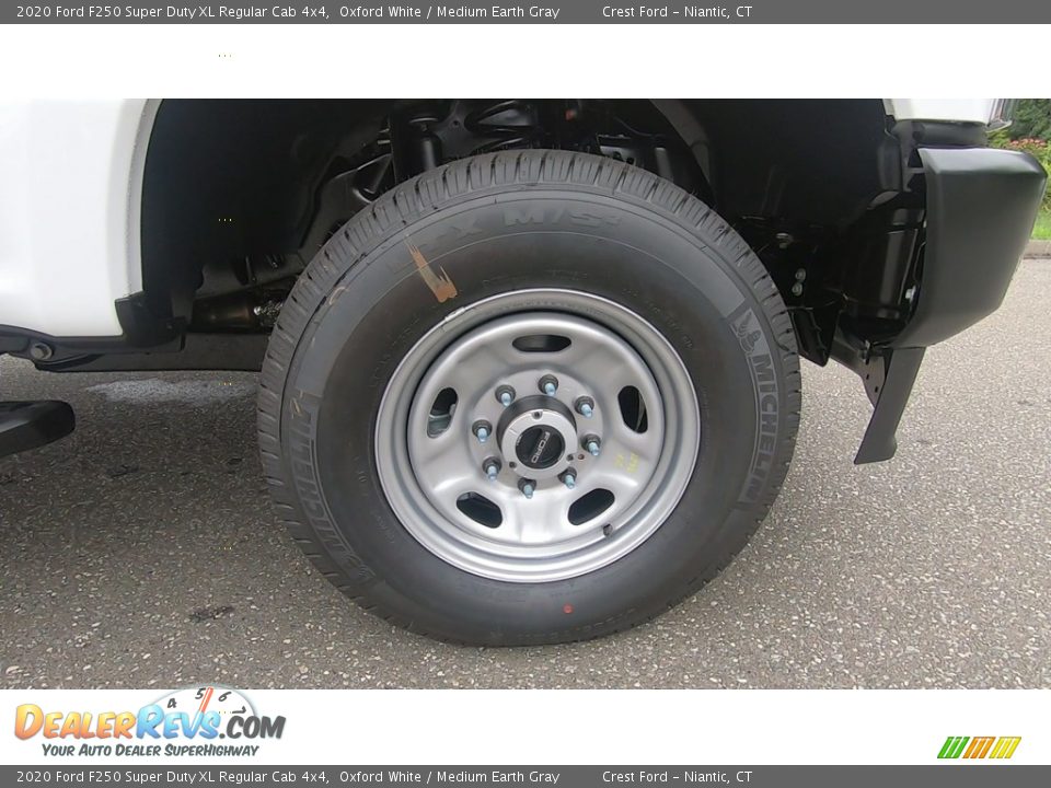2020 Ford F250 Super Duty XL Regular Cab 4x4 Oxford White / Medium Earth Gray Photo #23