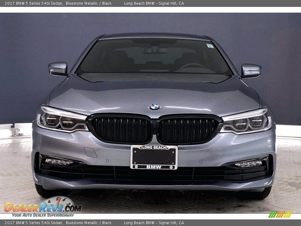 2017 BMW 5 Series 540i Sedan Bluestone Metallic / Black Photo #2