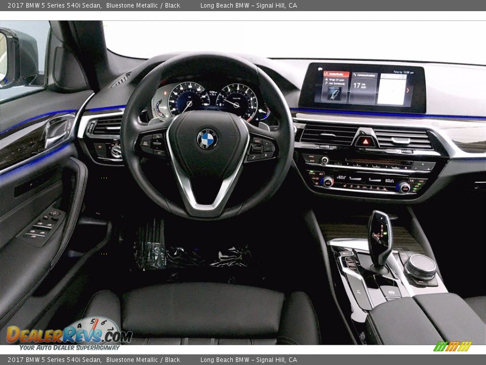 2017 BMW 5 Series 540i Sedan Bluestone Metallic / Black Photo #4