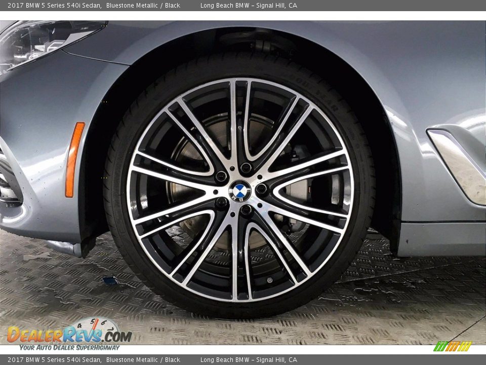 2017 BMW 5 Series 540i Sedan Bluestone Metallic / Black Photo #8