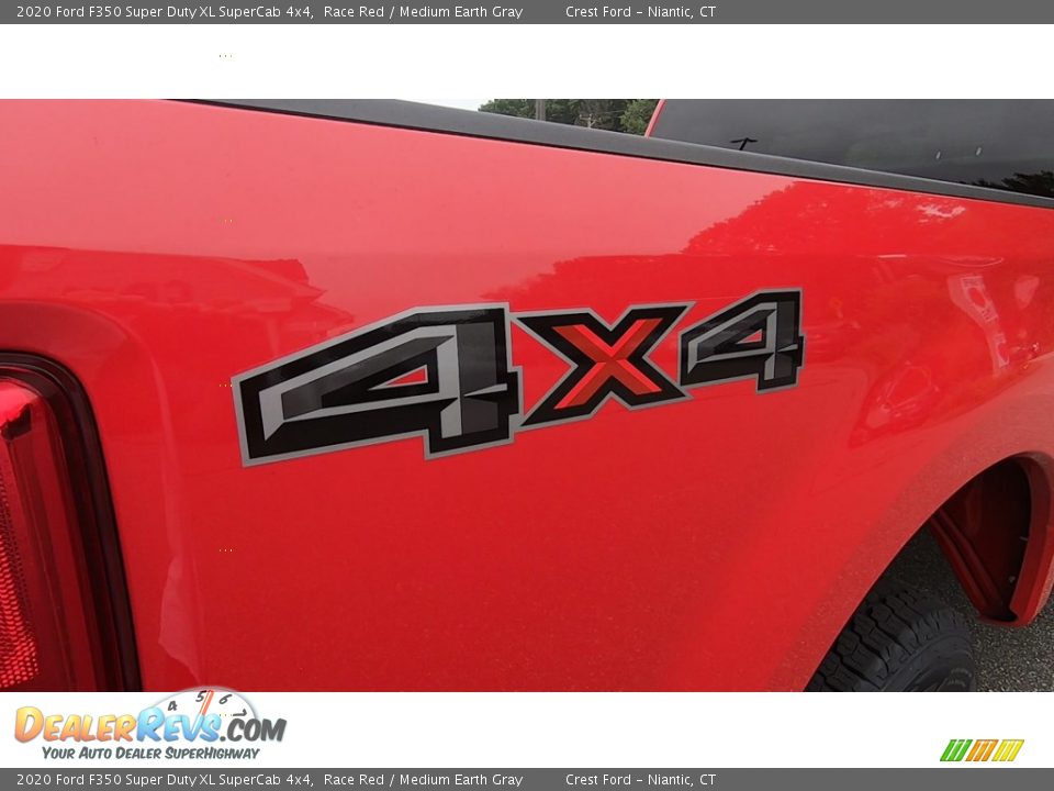 2020 Ford F350 Super Duty XL SuperCab 4x4 Race Red / Medium Earth Gray Photo #9