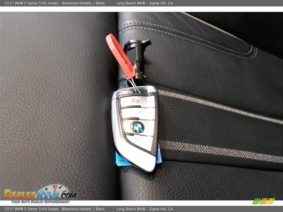 2017 BMW 5 Series 540i Sedan Bluestone Metallic / Black Photo #11