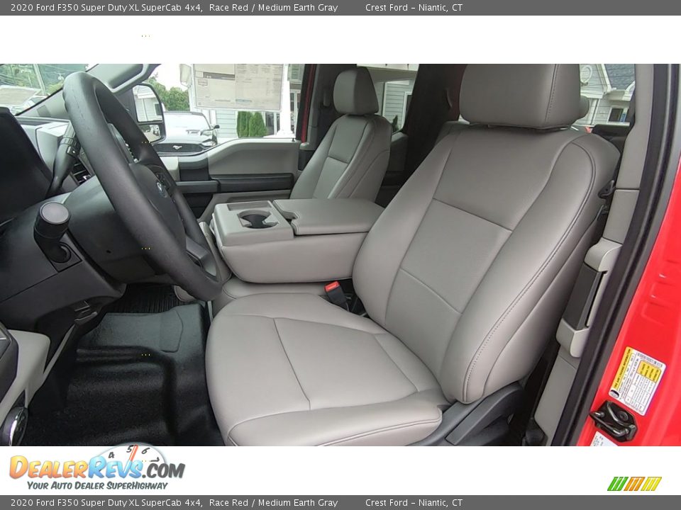 2020 Ford F350 Super Duty XL SuperCab 4x4 Race Red / Medium Earth Gray Photo #11