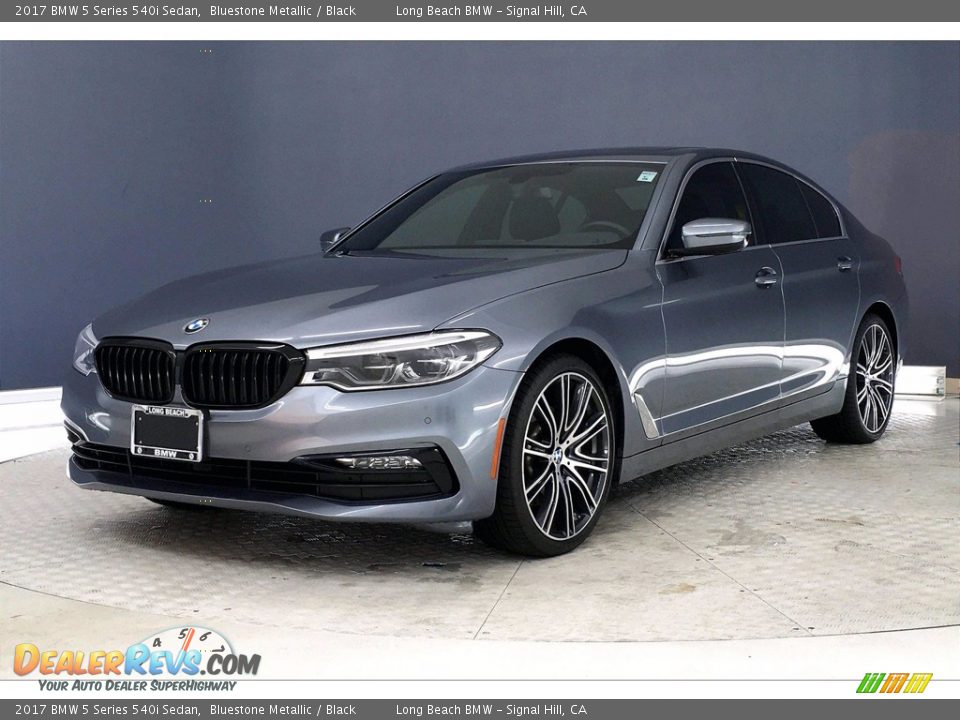 2017 BMW 5 Series 540i Sedan Bluestone Metallic / Black Photo #12