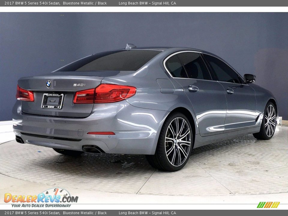 2017 BMW 5 Series 540i Sedan Bluestone Metallic / Black Photo #13