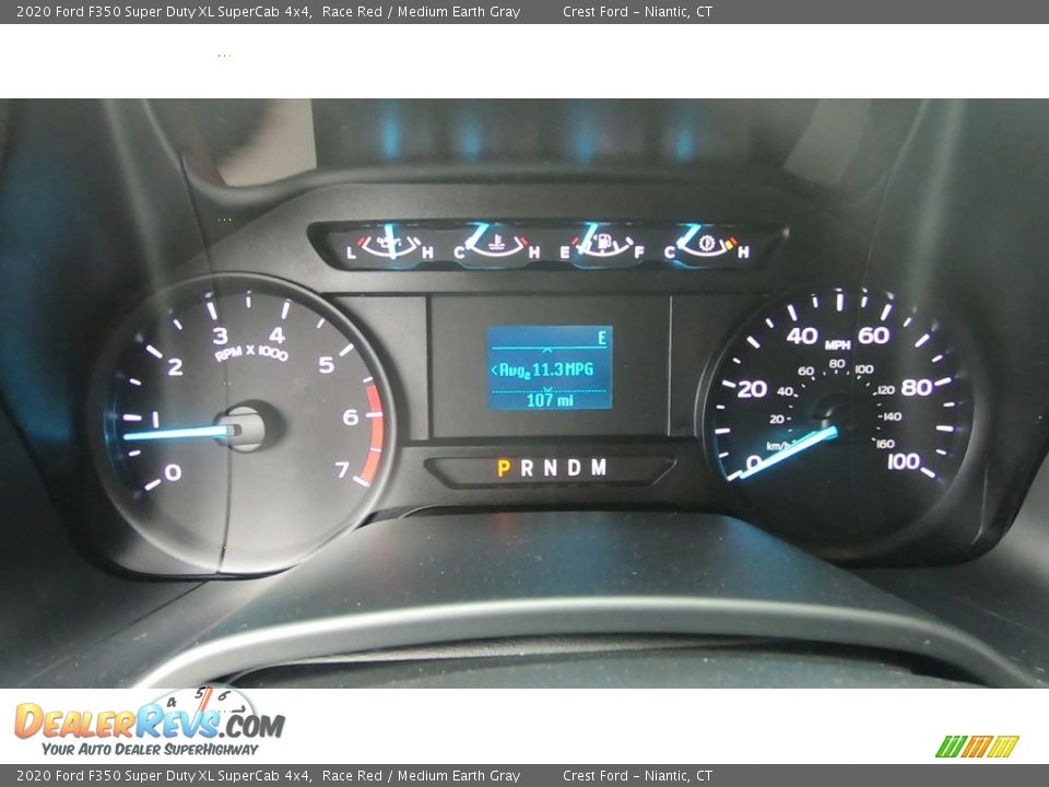 2020 Ford F350 Super Duty XL SuperCab 4x4 Race Red / Medium Earth Gray Photo #13