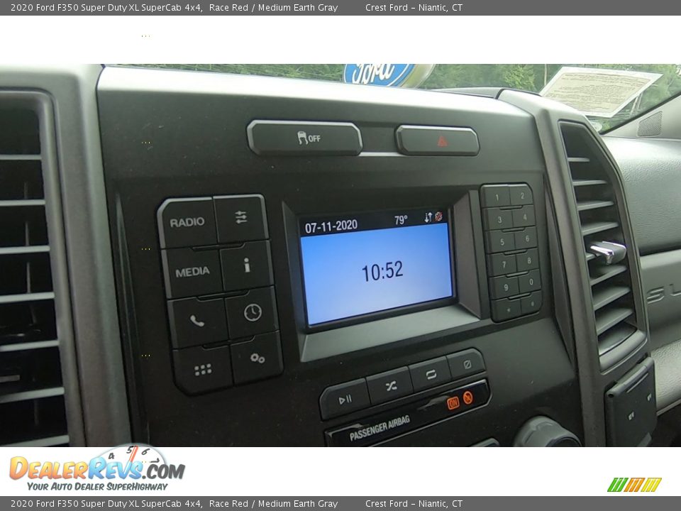 2020 Ford F350 Super Duty XL SuperCab 4x4 Race Red / Medium Earth Gray Photo #14