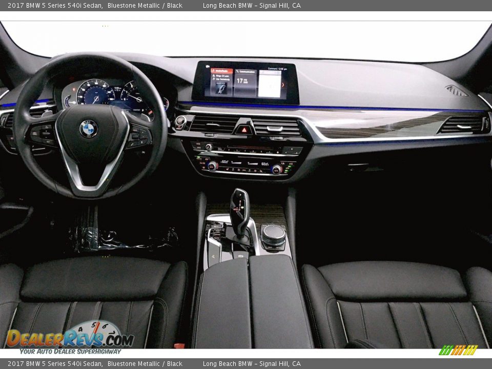 2017 BMW 5 Series 540i Sedan Bluestone Metallic / Black Photo #15