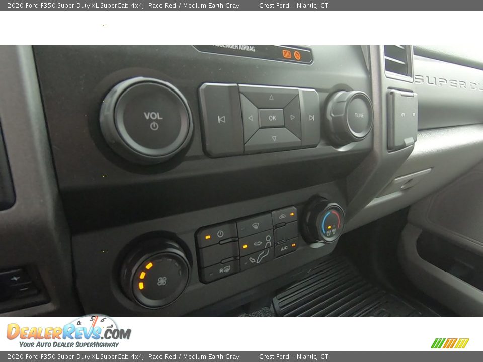 2020 Ford F350 Super Duty XL SuperCab 4x4 Race Red / Medium Earth Gray Photo #15