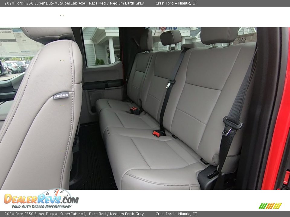 2020 Ford F350 Super Duty XL SuperCab 4x4 Race Red / Medium Earth Gray Photo #17