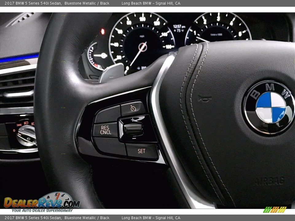 2017 BMW 5 Series 540i Sedan Bluestone Metallic / Black Photo #18