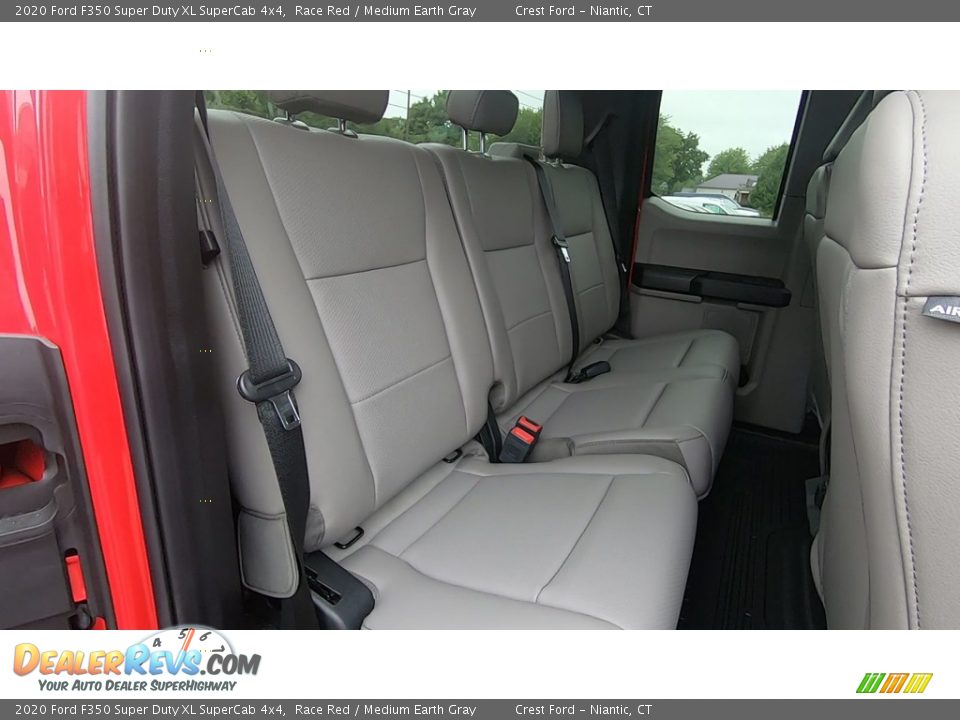 2020 Ford F350 Super Duty XL SuperCab 4x4 Race Red / Medium Earth Gray Photo #22