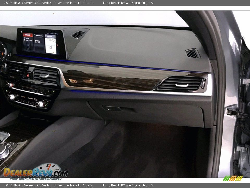 2017 BMW 5 Series 540i Sedan Bluestone Metallic / Black Photo #22