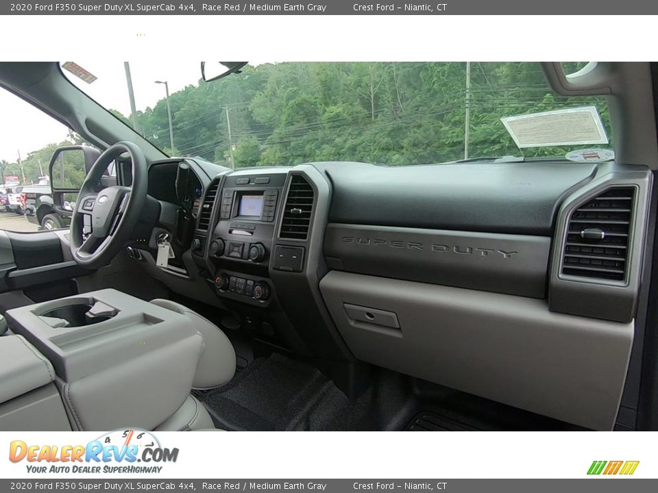 2020 Ford F350 Super Duty XL SuperCab 4x4 Race Red / Medium Earth Gray Photo #23