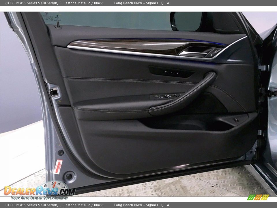 2017 BMW 5 Series 540i Sedan Bluestone Metallic / Black Photo #23