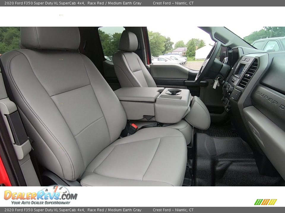 2020 Ford F350 Super Duty XL SuperCab 4x4 Race Red / Medium Earth Gray Photo #24