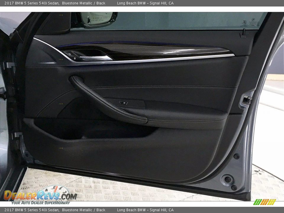 2017 BMW 5 Series 540i Sedan Bluestone Metallic / Black Photo #24