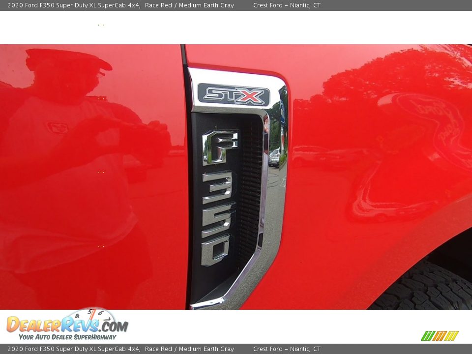 2020 Ford F350 Super Duty XL SuperCab 4x4 Race Red / Medium Earth Gray Photo #25