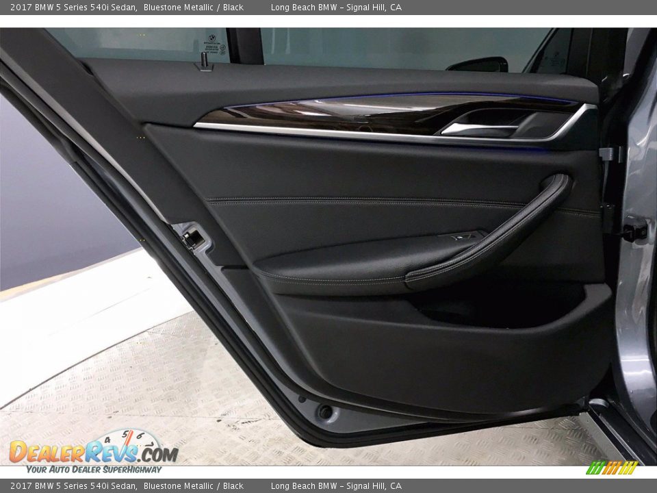 2017 BMW 5 Series 540i Sedan Bluestone Metallic / Black Photo #25