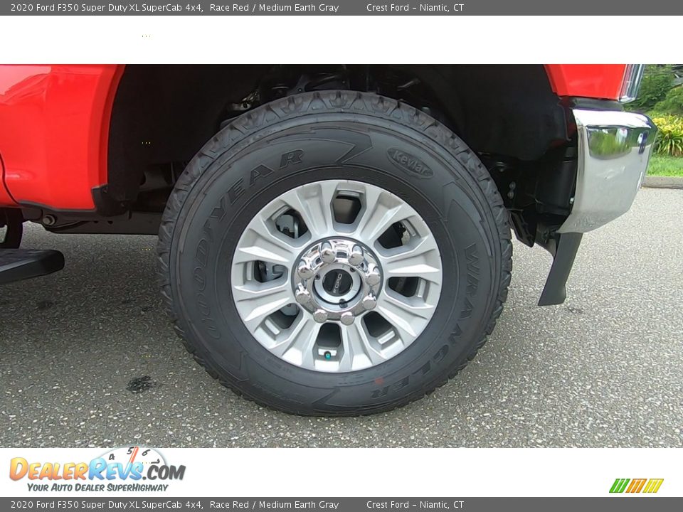 2020 Ford F350 Super Duty XL SuperCab 4x4 Race Red / Medium Earth Gray Photo #26
