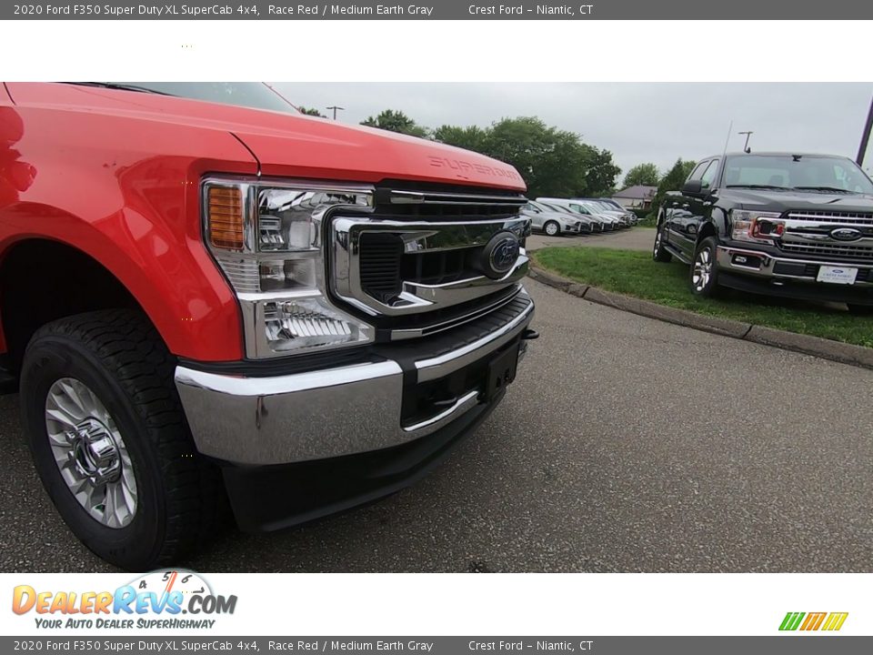 2020 Ford F350 Super Duty XL SuperCab 4x4 Race Red / Medium Earth Gray Photo #27