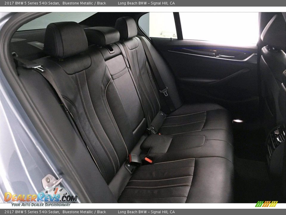 2017 BMW 5 Series 540i Sedan Bluestone Metallic / Black Photo #29
