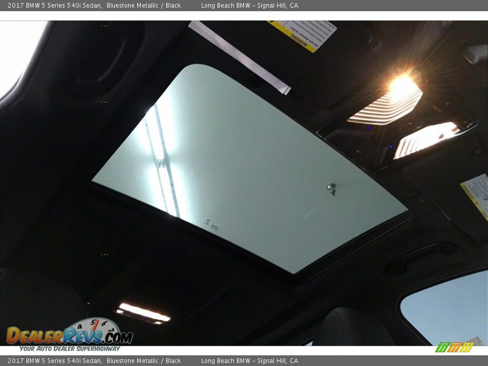 2017 BMW 5 Series 540i Sedan Bluestone Metallic / Black Photo #31
