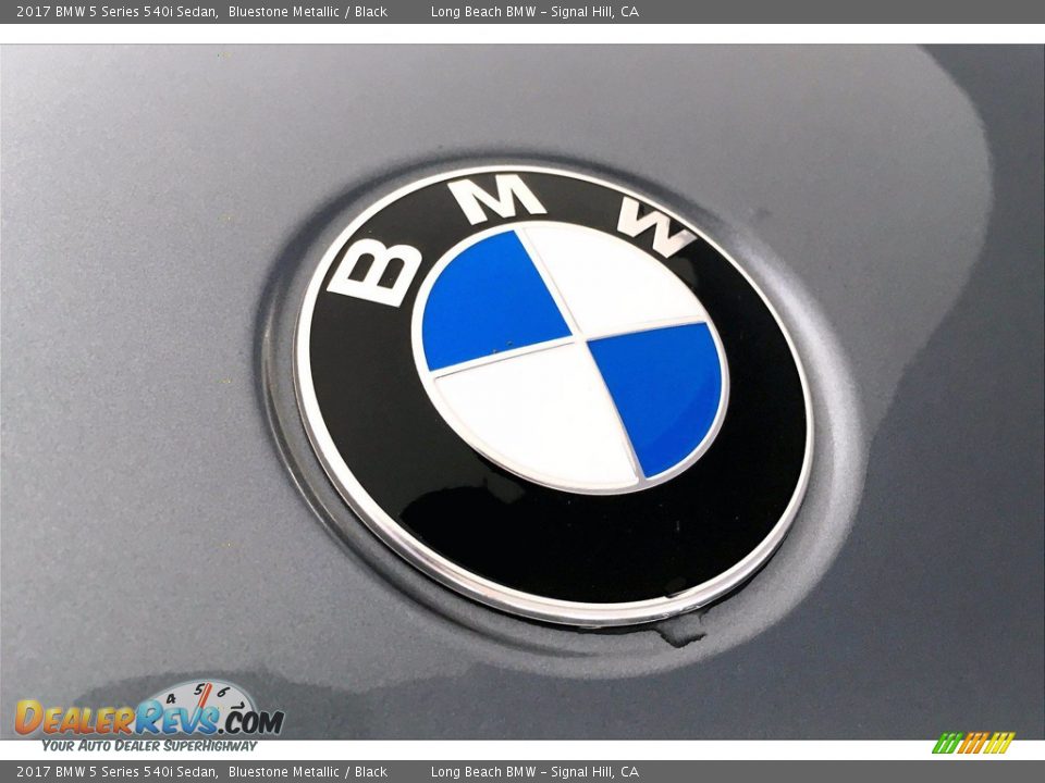 2017 BMW 5 Series 540i Sedan Bluestone Metallic / Black Photo #33