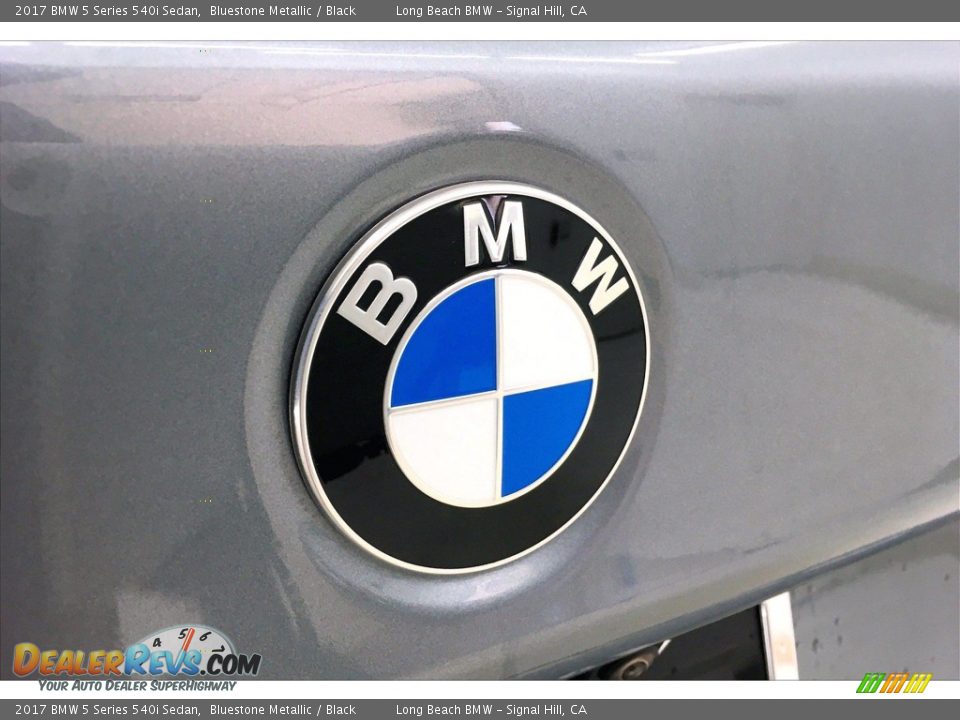 2017 BMW 5 Series 540i Sedan Bluestone Metallic / Black Photo #34