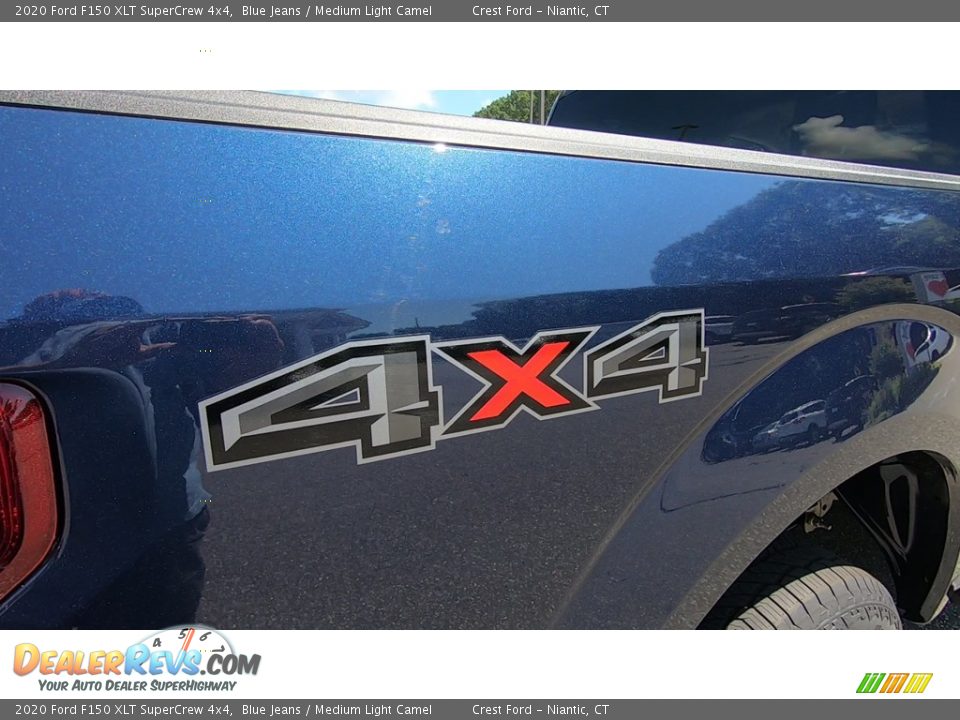 2020 Ford F150 XLT SuperCrew 4x4 Blue Jeans / Medium Light Camel Photo #9